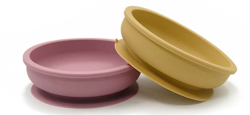 Silicone Suction Flat Bowl
